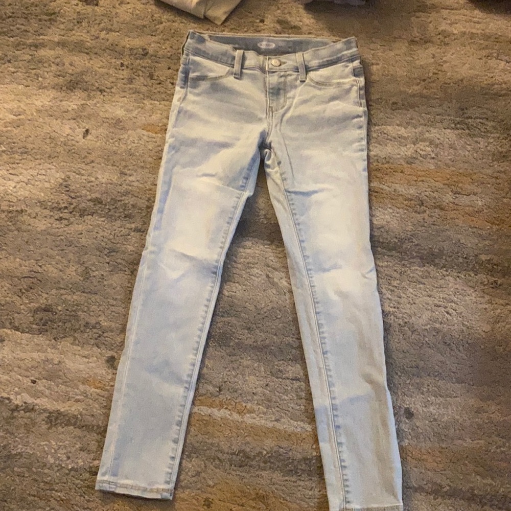 Light Denim Rockstar Super Skinny Jeggings
